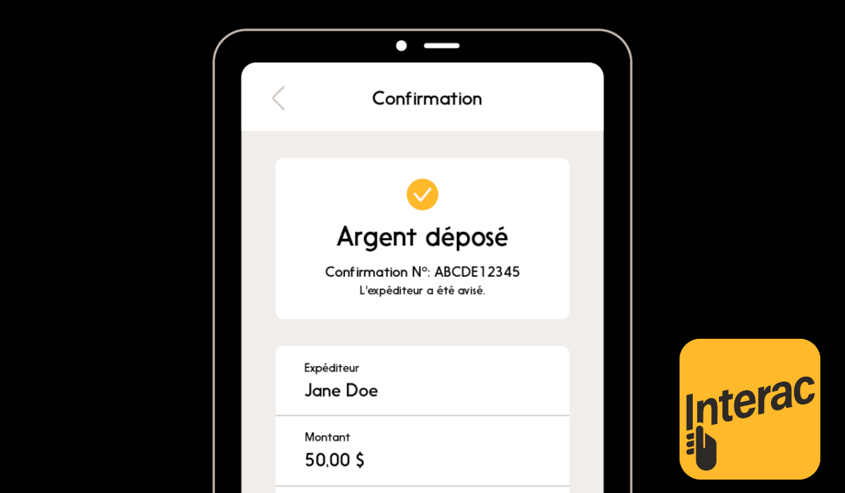 comment refuser un virement interac