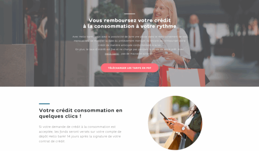 crédit conso hello bank